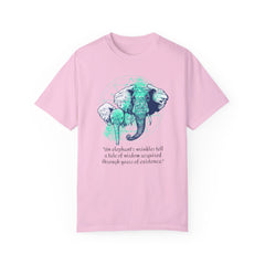 Elephants Graphic  Garment-Dyed T-shirt