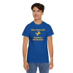 CHC Elementary School WELLNESS and WORKOUT WEDNESDAY - Unisex Heavy Cotton T-Shirt