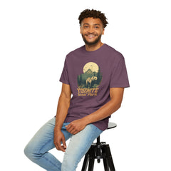 Yosemite National Park Graphic, Comfort Colors Soft Relaxed Fit Unisex Garment-Dyed T-shirt