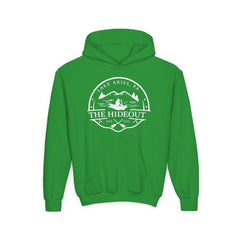 Youth Hoodie — 'The Hideout' Lake Ariel PA Cabin Adventure Hoodie