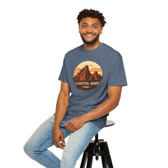 Capitol Reef National Park Graphic, Comfort Colors Soft Relaxed Fit Unisex Garment-Dyed T-shirt