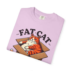 Fat Cat Happy Cat Graphic T-Shirt — Garment-Dyed Unisex Tee