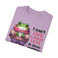 Vintage Style Funny Frog Tshirt  - Stylish Unisex T Shirt