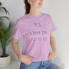 PS I LOVE YOU - Unisex Jersey Short Sleeve Tee