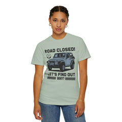 Unisex Jeep Adventure T-Shirt – Road Closed! Let's Find Out Why?