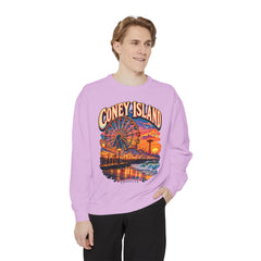 Brooklyn's Coney Island Sunset Sweatshirt - Comfort Colors Soft