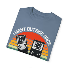 Retro Gamer Unisex T-Shirt - "I Went Outside Once"