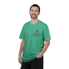 Elizabeth Gill  Front Logo Back Graphic Baldwin Harbor Animal Hospital "Who Let the Dogs Out?" Tee