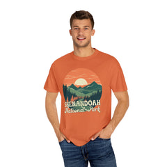 Shenandoah National Park Graphic, Comfort Colors Soft Relaxed Fit Unisex Garment-Dyed T-shirt