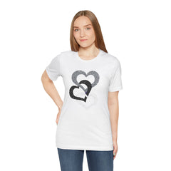 Triple Heart Design Tee