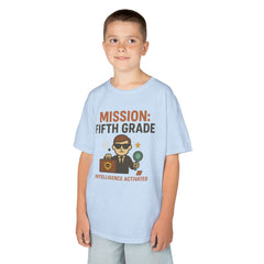 Mission For Fifth Grade, Intelligence Activated, Perfect for Fall, Back to School, Cute Gift for Students, Autumn Fashion