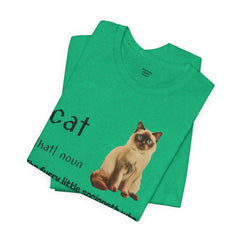 Cat Sociopath Defintion - Unisex Jersey Short Sleeve Tee