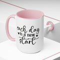 Inspirational Quote Mug / Motivational Quote Mug / Positive Attitude  / Two-Tone Coffee Mug / Gift for her / Gift for him / New Beginning