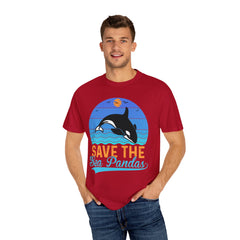 Save The Sea Pandas Comfort Colors Unisex Garment-Dyed T-shirt