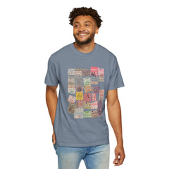 Classic Rock Concert Tickets  Garment-Dyed T-shirt