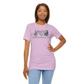 Peace Love Back The Blue in Alaska, Graphic Unisex Short Sleeve Tee