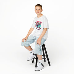 Graphic Kids Tee - Big Wheels Big Feels Elephant