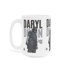 Daryl Dixon Ceramic Mug — The Walking Dead Three-Panel Fan Coffee Cup (11oz/15oz/20oz)