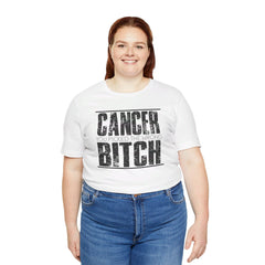 CANCER You Picked The Wrong BITCH - Unisex Jersey Short Sleeve Tee / Cancer Awareness / Breast Cancer /Positve Health / Survivor