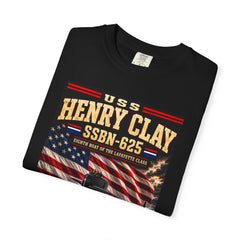 USS Henry Clay SSBN-625 Patriotic Submarine T-Shirt — Forty One for Freedom Design