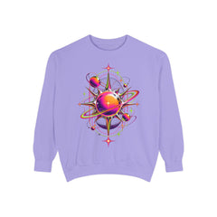 Cosmic Orbit Sweatshirt — Neon Planet Graphic Pullover