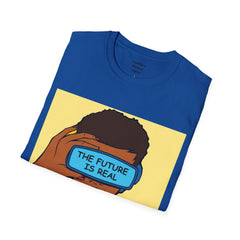 The FUTURE Is REAL Pop Art Woman Unisex Softstyle T Shirt