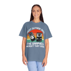 Retro Gamer Unisex T-Shirt - "I Went Outside Once"
