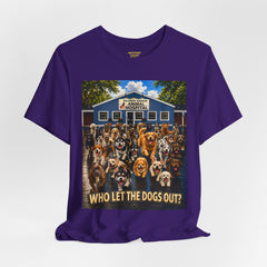 Who Let the Dogs Out? Baldwin Harbor Animal Hospital Graphic Dog Rescue T‑Shirt