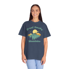 Great Smoky National Park National Park Graphic, Comfort Colors Soft Relaxed Fit Unisex Garment-Dyed T-shirt