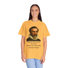 Kepler Coffee Quote T-Shirt — Astronomy Nerd Vintage Portrait Tee