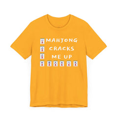 Funny Mahjong CRACK TShirt, unique mahjong gift, unisex soft Tee, gift for mahjong player, mahjong gift for her, Mahjong enthusiast present