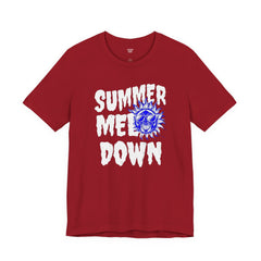Summer Meltdown Graphic Tee — "Summer Melt Down" Sun Design