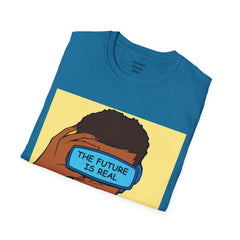The FUTURE Is REAL Pop Art Woman Unisex Softstyle T Shirt