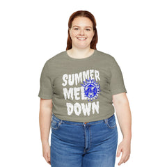 Summer Meltdown Graphic Tee — "Summer Melt Down" Sun Design