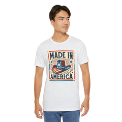 Made In America Cowboy Hat Graphic, Unisex Jersey Short Sleeve Tee