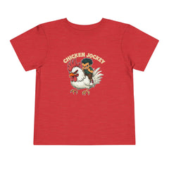 Toddler Chicken Jockey Tee - Fun Minecraft Animal T-Shirt for Kids