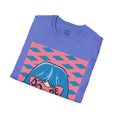 Dope Pop Art Girl Unisex Softstyle T-Shirt