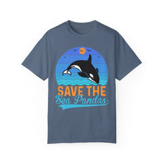 Save The Sea Pandas Comfort Colors Unisex Garment-Dyed T-shirt