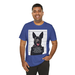 K9 Mugshot Personalized with your Dog T-Shirt