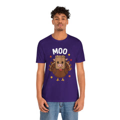Funny Thanksgiving Turkey Moo T‑Shirt - Unisex Tee