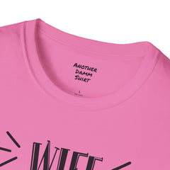 Wife Nurse Mom - Unisex Softstyle T-Shirt | Nurse Awareness,Medical Wear,Gift For Him,Scrubs Lover,Hospital Staff Gift,Gift For Her,RN