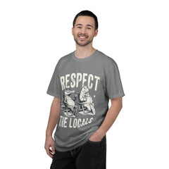 Alligator and Manatee Respect the Locals T-Shirt — Vintage Beach Vibes Graphic Tee