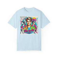 80s Music Take On Me  - Graphic Comfort Colors Garment Dyed Shirt
