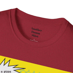 GET ME A PIZZA Cat Pop Art Unisex Softstyle T Shirt  For the Feline or Pizza Lover in all of us.