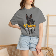 My Therapist Has a Wet Nose Personalized with your dog(s) image T-Shirt