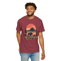 Yellowstone National Park Graphic, Comfort Colors Soft Relaxed Fit Unisex Garment-Dyed T-shirt