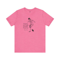 Terry Fox Inspirational Amputee Quote - Unisex Short Sleeve Tee,Amputee Awareness,Gift For Him,Gift For Her,Leg Amputee,Limb Loss Awareness