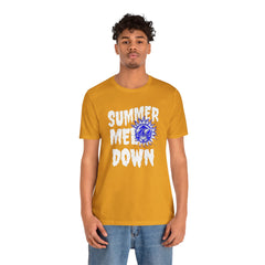 Summer Meltdown Graphic Tee — "Summer Melt Down" Sun Design