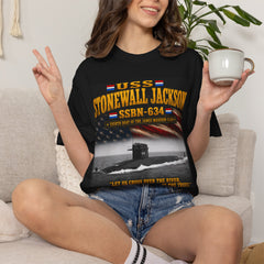 USS Stonewall Jackson SSBN-634 Submarine T-Shirt — Forty One For Freedom Military Tee