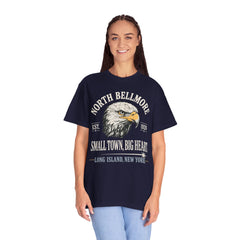 Your Home Town Personalized Eagle T‑Shirt — "Small Town, Big Heart"